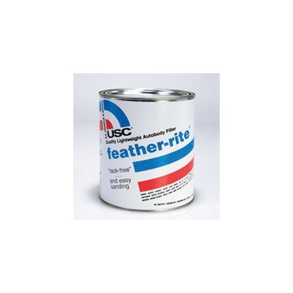 Us Chemical & Plastics Featherite quality lightweight body filler Quart 21335.Q01 - main
